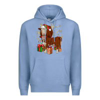 Colony Blue christmas hereford Premium Hoodie - JahusDesignShop