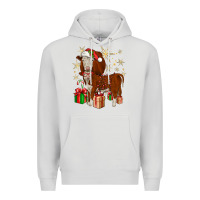 Dove Grey christmas hereford Premium Hoodie - JahusDesignShop