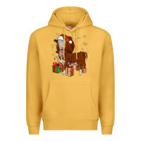 Mustard christmas hereford Premium Hoodie - JahusDesignShop