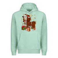 Seafoam christmas hereford Premium Hoodie - JahusDesignShop
