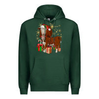 Sports Green christmas hereford Premium Hoodie - JahusDesignShop