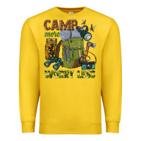 Lemon camp more worry less Premium Sweatshirt - texasbilliewilder