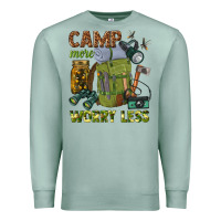 Seafoam camp more worry less Premium Sweatshirt - texasbilliewilder