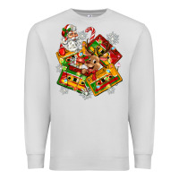 Dove Grey christmas cassette tapes Premium Sweatshirt - Zillion Design Studio