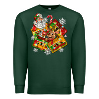 Sports Green christmas cassette tapes Premium Sweatshirt - Zillion Design Studio