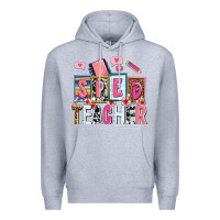 Heather Grey sped teacher Premium Hoodie - AdoDesignShop