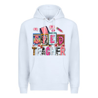 White sped teacher Premium Hoodie - AdoDesignShop