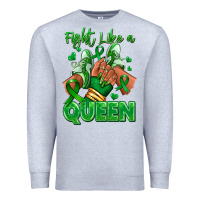 Heather Grey green ribbon liver cancer afro girl sneakers Premium Sweatshirt - RanaPortraitStore