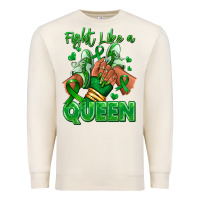 Sandshell green ribbon liver cancer afro girl sneakers Premium Sweatshirt - RanaPortraitStore