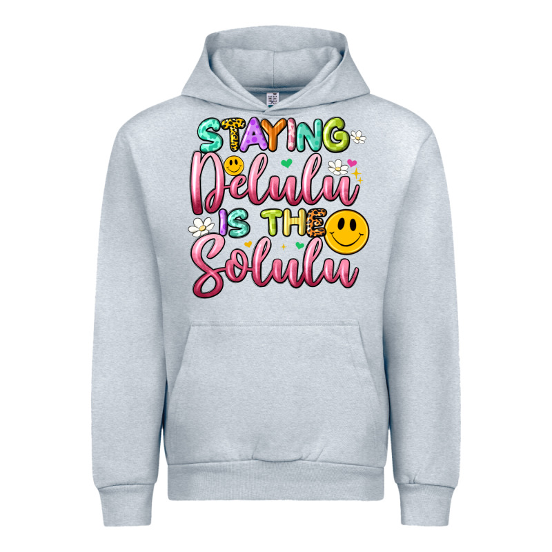 Staying Delulu Is The Solulu Urban Hoodie by Artiststas | Teevron