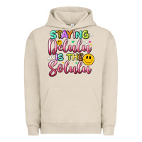Pigment French Oak staying delulu is the solulu Urban Hoodie - Artiststas