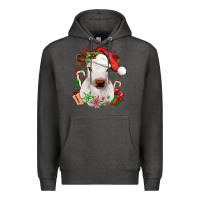 Charcoal Heather christmas heifer Premium Hoodie - JahusDesignShop
