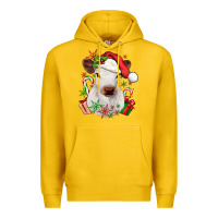 Lemon christmas heifer Premium Hoodie - JahusDesignShop