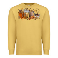 Antique Gold cookie coffee cups Premium Sweatshirt - texasbilliewilder
