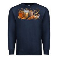 Navy cookie coffee cups Premium Sweatshirt - texasbilliewilder
