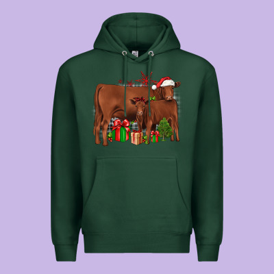 Christmas Gelbvieh Premium Hoodie Designed By Jahusdesignshop