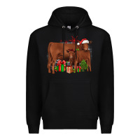 Black Christmas Gelbvieh Premium Hoodie - JahusDesignShop