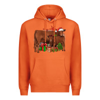 Carrot Christmas Gelbvieh Premium Hoodie - JahusDesignShop