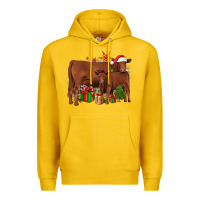 Lemon Christmas Gelbvieh Premium Hoodie - JahusDesignShop