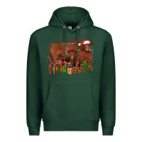 Sports Green Christmas Gelbvieh Premium Hoodie - JahusDesignShop
