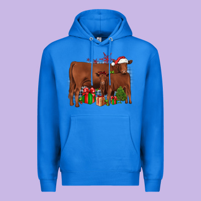 Christmas Gelbvieh Premium Hoodie Designed By Jahusdesignshop