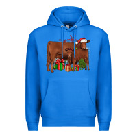 True Royal Christmas Gelbvieh Premium Hoodie - JahusDesignShop