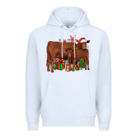 White Christmas Gelbvieh Premium Hoodie - JahusDesignShop