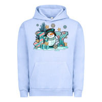 Pigment Grape Ice cute coffeecup snowmanand joy Urban Hoodie - AdoDesignShop