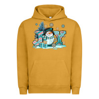 Pigment Peanut Butter cute coffeecup snowmanand joy Urban Hoodie - AdoDesignShop