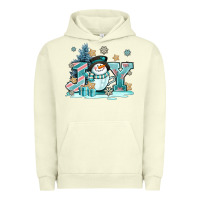 Pigment Pistachio cute coffeecup snowmanand joy Urban Hoodie - AdoDesignShop