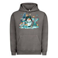 Pigment Tornado cute coffeecup snowmanand joy Urban Hoodie - AdoDesignShop