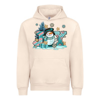 Sandshell cute coffeecup snowmanand joy Urban Hoodie - AdoDesignShop