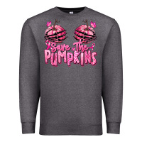 Charcoal Heather save the pumpkins breast cancer Premium Sweatshirt - RanaPortraitStore