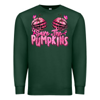 Sports Green save the pumpkins breast cancer Premium Sweatshirt - RanaPortraitStore