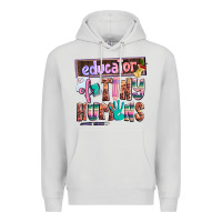 Dove Grey educator of tiny humans Premium Hoodie - AdoDesignShop