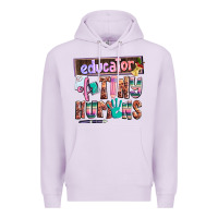 Lilac educator of tiny humans Premium Hoodie - AdoDesignShop