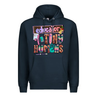 Navy educator of tiny humans Premium Hoodie - AdoDesignShop