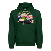 Forest Green i read banned books Urban Hoodie - Artiststas
