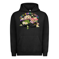 Pigment Black i read banned books Urban Hoodie - Artiststas