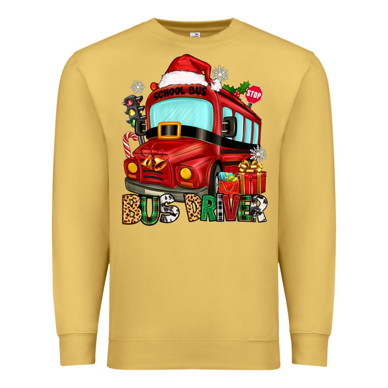 Christmas Bus Driver Premium Sweatshirt by Zillion Design Studio | Teevron