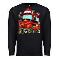 Black christmas bus driver Premium Sweatshirt - Zillion Design Studio