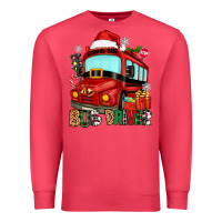 Cardinal christmas bus driver Premium Sweatshirt - Zillion Design Studio