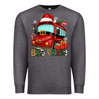 Charcoal Heather christmas bus driver Premium Sweatshirt - Zillion Design Studio