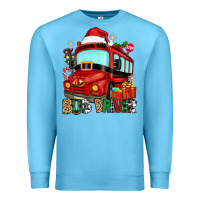 Ocean Blue christmas bus driver Premium Sweatshirt - Zillion Design Studio