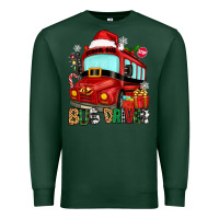 Sports Green christmas bus driver Premium Sweatshirt - Zillion Design Studio