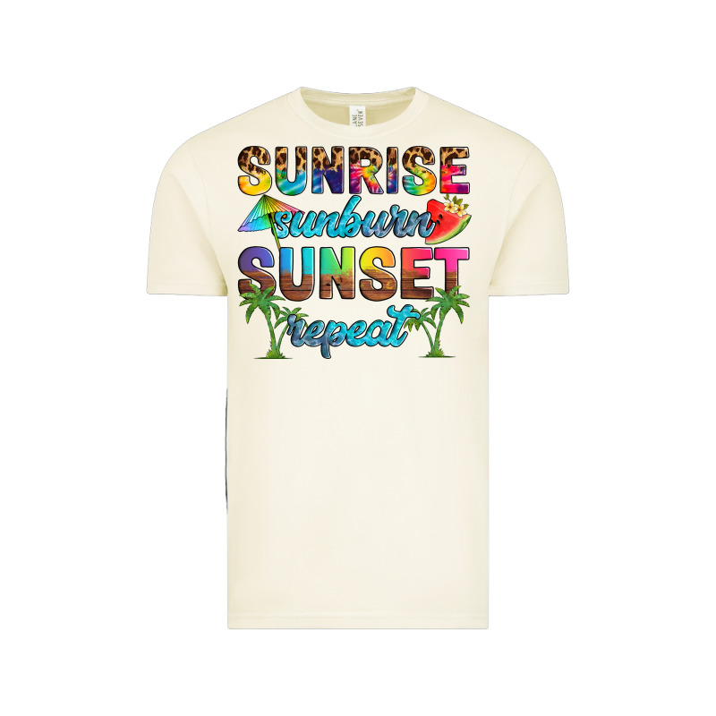 Sunrise Sunburn Sunset Repeat Vintage Tee by Artiststas | Teevron