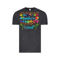 Vintage Black sunrise sunburn sunset repeat Vintage Tee - Artiststas