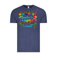Vintage Denim sunrise sunburn sunset repeat Vintage Tee - Artiststas