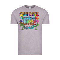Vintage Zinc sunrise sunburn sunset repeat Vintage Tee - Artiststas