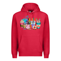 Cardinal art teacher coffee cup Premium Hoodie - AdoDesignShop